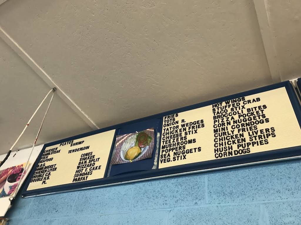 Brown's Dairy Bar Menu 2